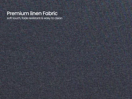 Chloe Queen Size Double Bed in Grey Color